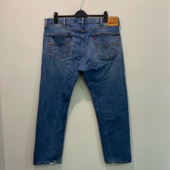 Levi's Straight Leg Blue Jeans Size 40 - Picture 2 of 15